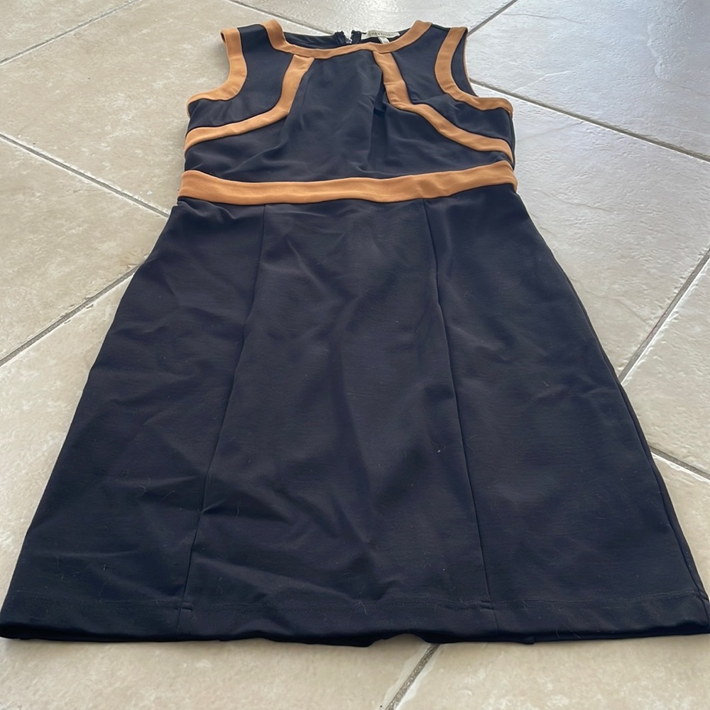41 Hawthorn Dress NWT Black Color Block StitchFix Business Casual Sheath LBD
